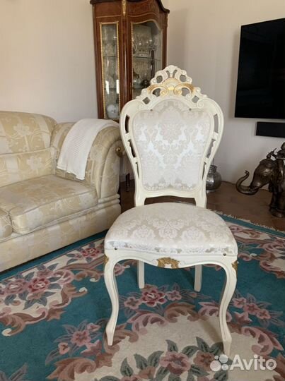 Стулья из массива дерева бу Италия