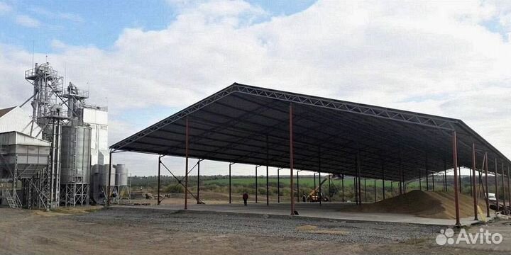 Строительство ангаров, гаражей, навесов