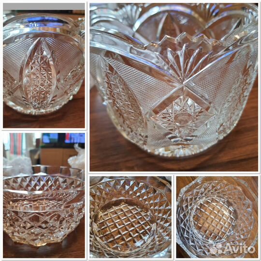 Советский хрусталь СССР вазы,конфетницы, салатники