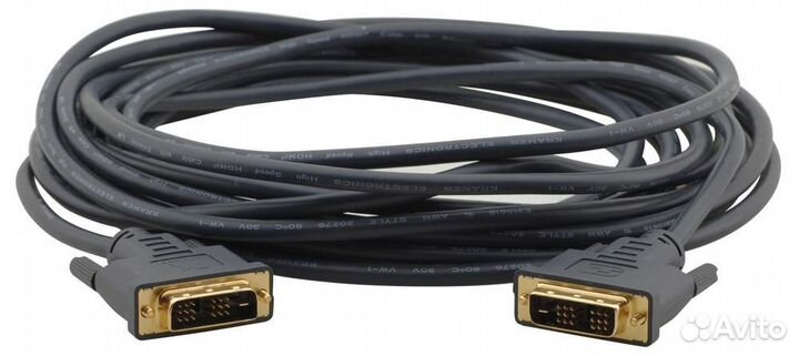 Кабель DVI - DVI, 10 м (новый)