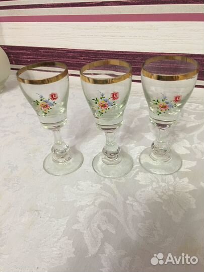 Графин и рюмки СССР