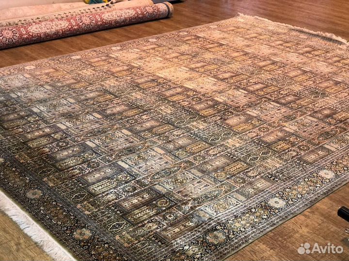 Шелковый ковер кашмир