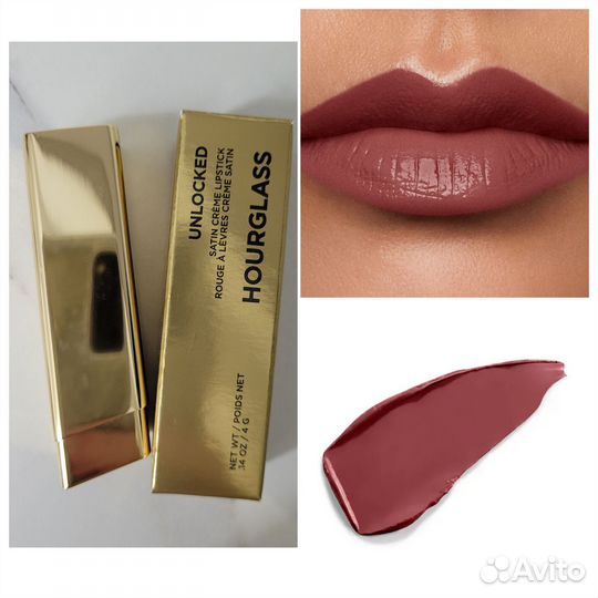 Помада Hourglass Unlocked Satin Creme Lipstick