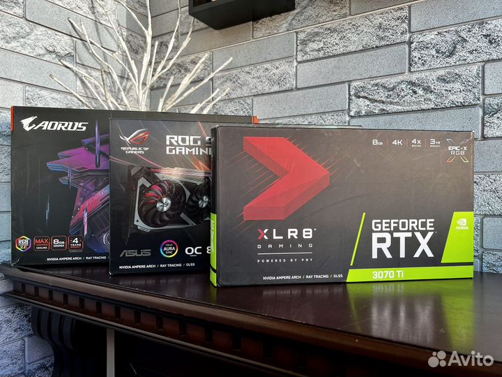 Видеокарта Rtx 3070 Ti 8GB Asus/Gigabyte/Пломба
