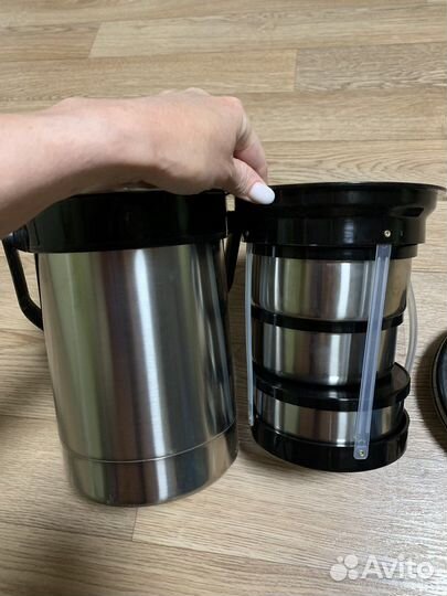 Термос Амет с тремя порционными сосудами для пищи