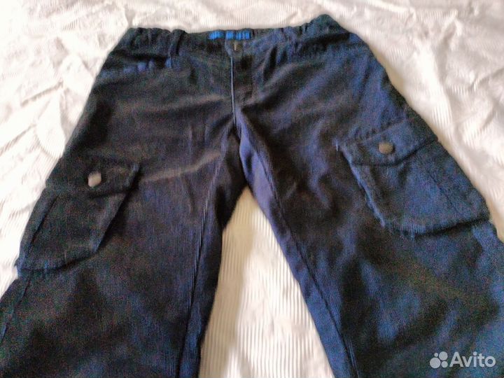Брюки вельветовые на девочку 152