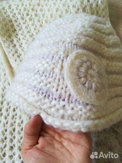 Шапка и шарф комплект