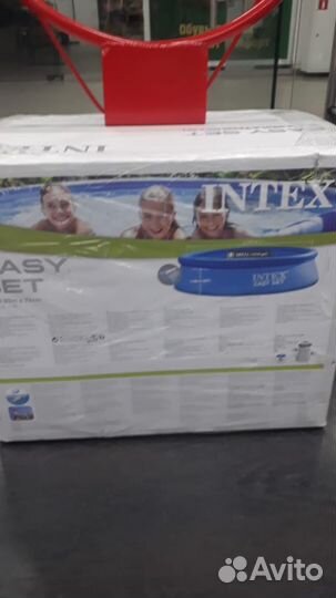 Надувной бассейн Intex с фильтр-насосом 305*76