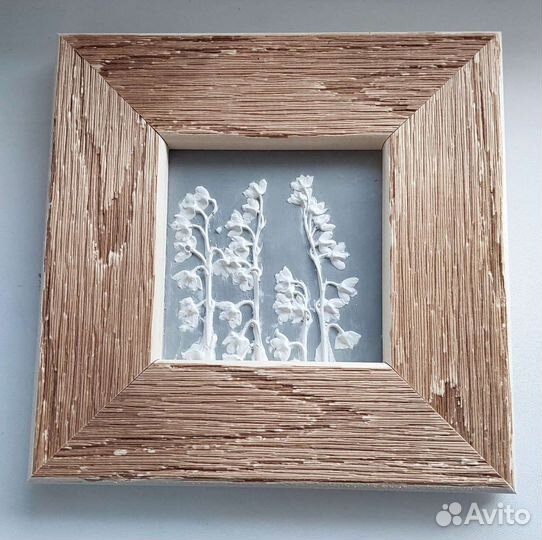 Картина панно барельеф из гипса на стену