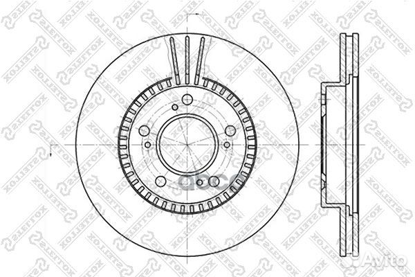 6020-2622V-SX диск тормозной передний Honda CR