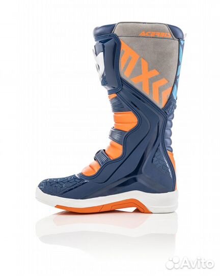 Мотоботы кроссовые Acerbis X-team blue/orange 41