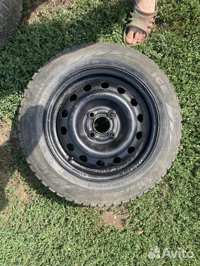 Колеса r 14 зимние с камерой