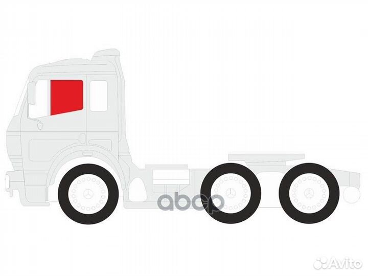 Стекло боковое опускное (Спереди/ Слева/ Цвет з