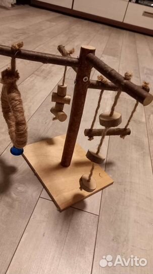 Присада игровой стенд для попугая