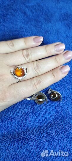 Серебряный гарнитур