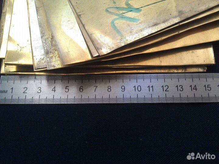 Латунь листовая обрезки