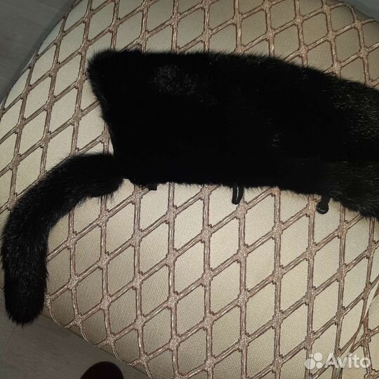 Меховой воротник норка