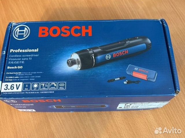 Электрическая отвертка Bosch Go 3