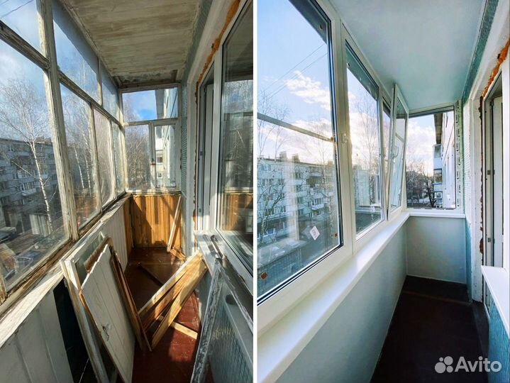 Окна пвх под ключ / остекление балконов под ключ