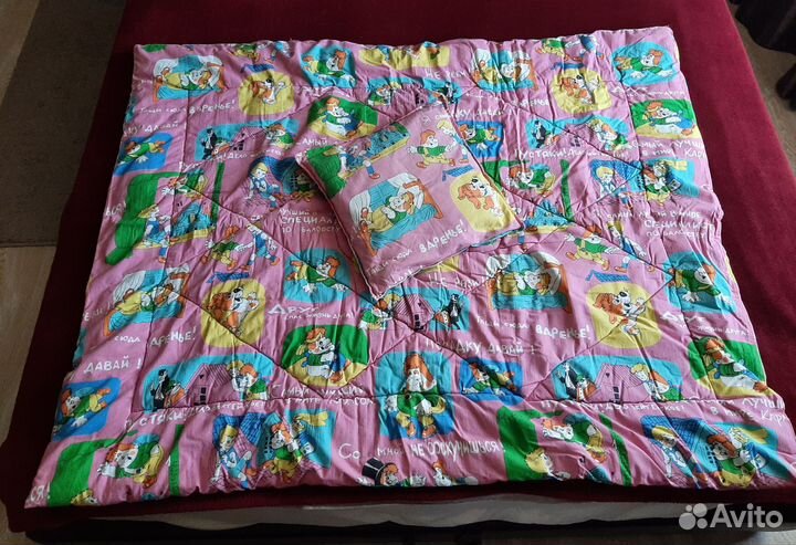 Детское одеяло с подушкой