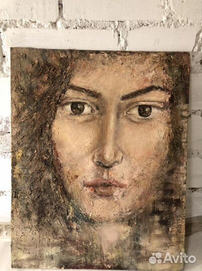 Картина диптих Адам и Ева