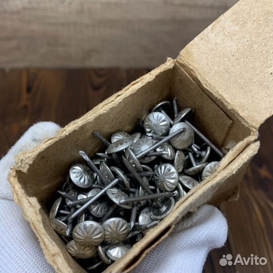 Винтажная Коробка Гвоздей СССР Ретро