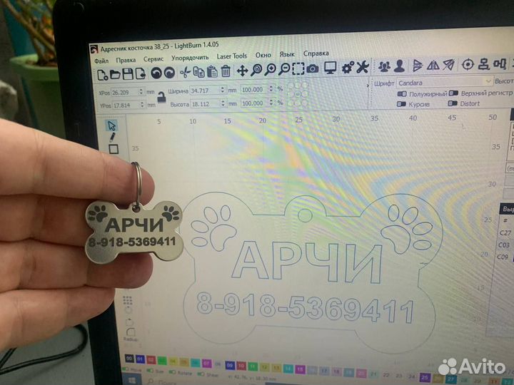 Адресник для собак и кошек