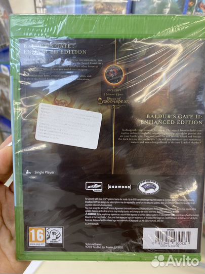 Baldur’s Gate и Baldur’s Gate II диск для Xbox нов