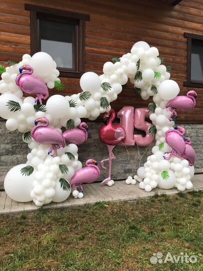 Аэродизайн (Оформление шарами), гелиевые шары