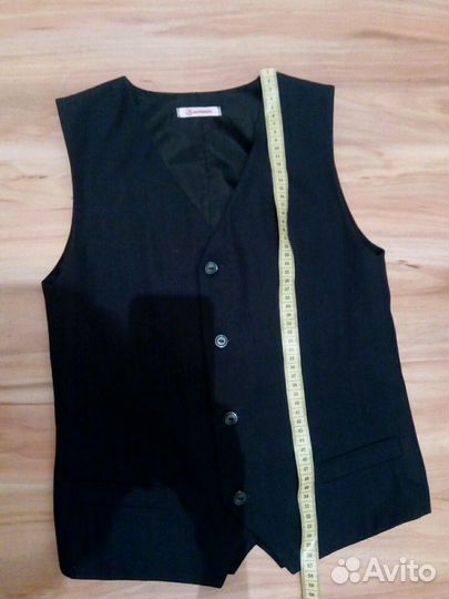 Темно-Серые Жилет, брюки, р.40, на рост 160-170