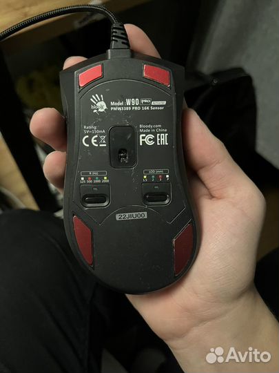 Игровая мышь А4Tech Bloody W90Pro