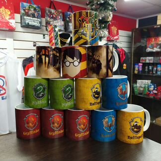 Кружки Гарри Поттер факультеты Хогвартса