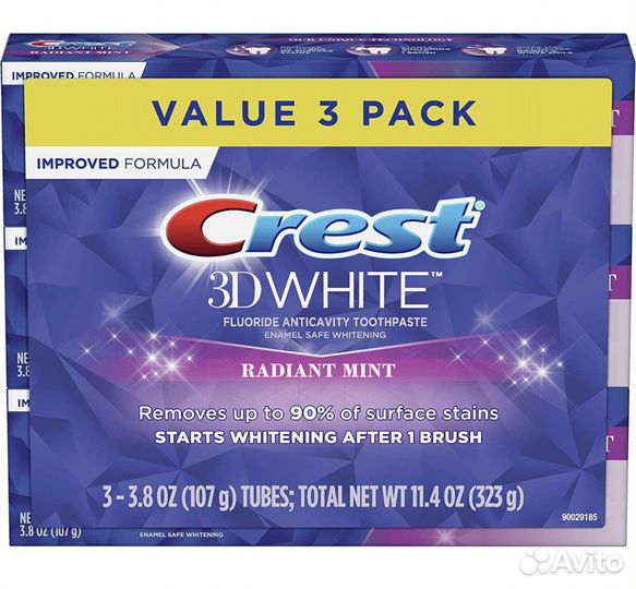 Crest зубная паста полоски