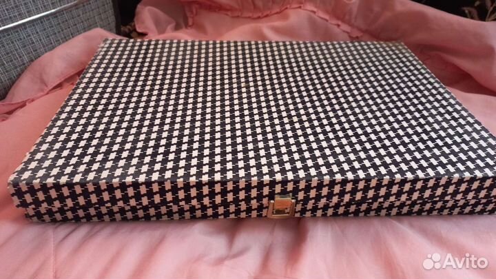 Мельхиоровый набор Италия с позолотой