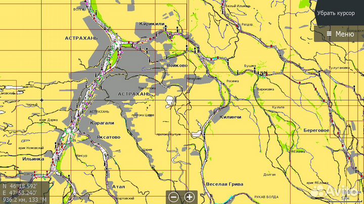 Карта глубин Navionics EU652L 52XG Gold