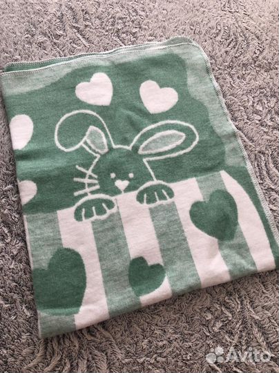 Одеяло байковое детское новое