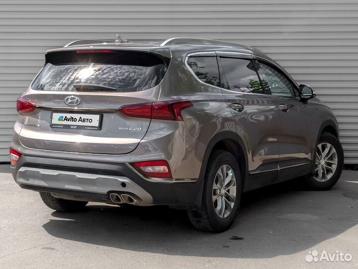 Hyundai Santa Fe 2.2 AT, 2019, 167 682 км