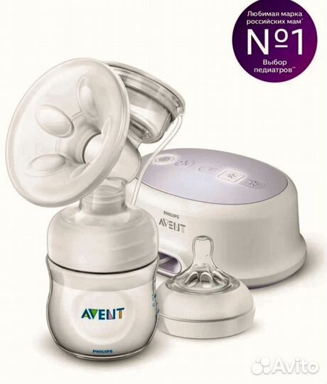 Молокоотсос avent электрический