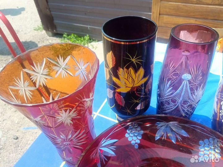 Марганцевое и рубиновое стекло