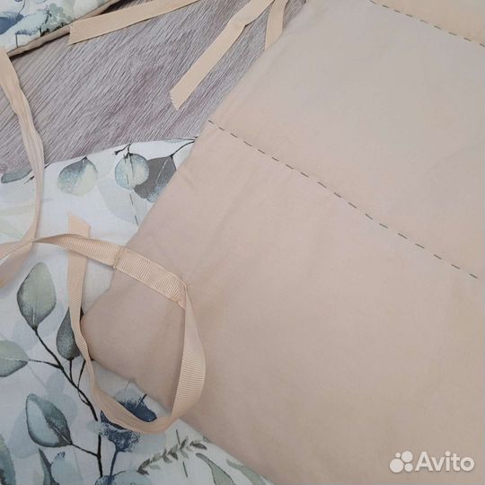 Бортики в кроватку ручная работа