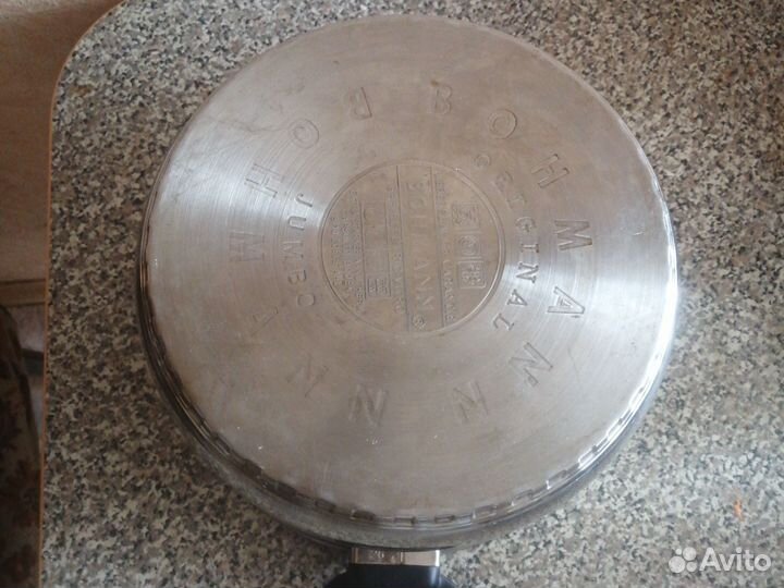 Кастрюля с крышкой из нержавейки 6 литров