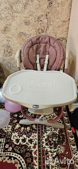 Стульчик для кормления chicco polly