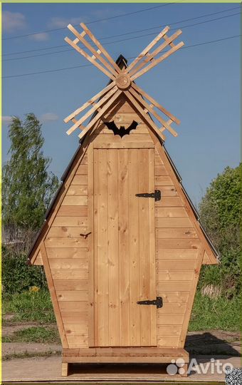 Дачный туалет с установкой BAG341