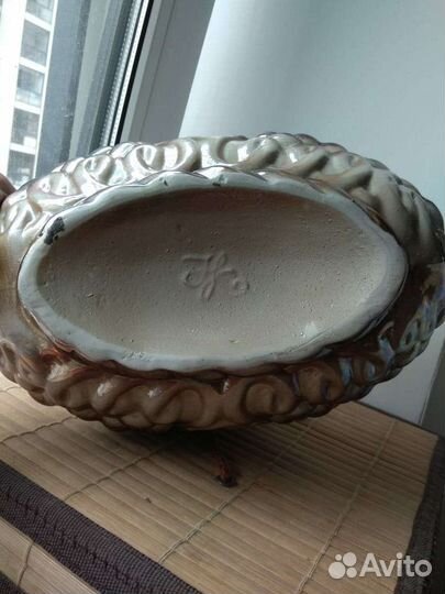 Корзина,ваза для фруктов керамика СССР