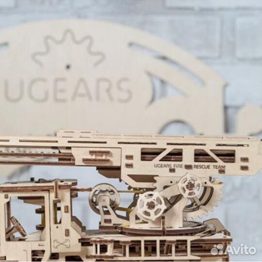 Деревянный 3D конструктор ugears Пожарная лестница