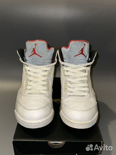 Кроссовки Nike Air Jordan 5 White Cement оригинал