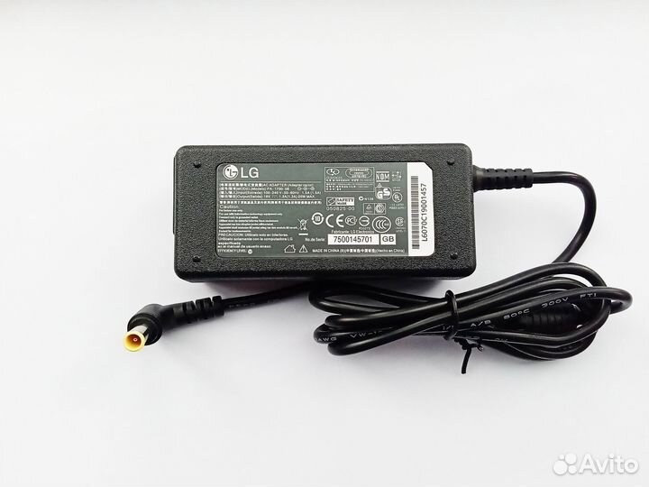 Блок питания для монитора LG 19V 1.3A, ADS-40FSG-1