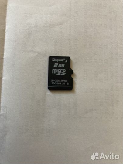 Карта памяти MicroSD 2Gb