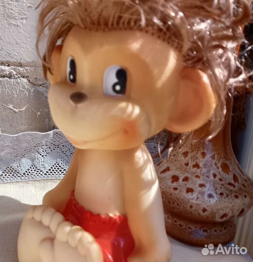 Советская резиновая игрушка Львёнок