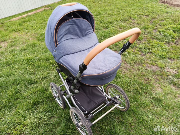 Детская коляска 2 в 1 lonex parrilla jeans